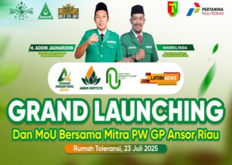 Tingkatkan Kemandirian Ekonomi Kader, PW GP Ansor MoU dengan 11 Mitra