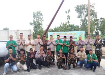 Kapolres Pelalawan Jalin Silaturahmi dengan PC GP Ansor Pelalawan