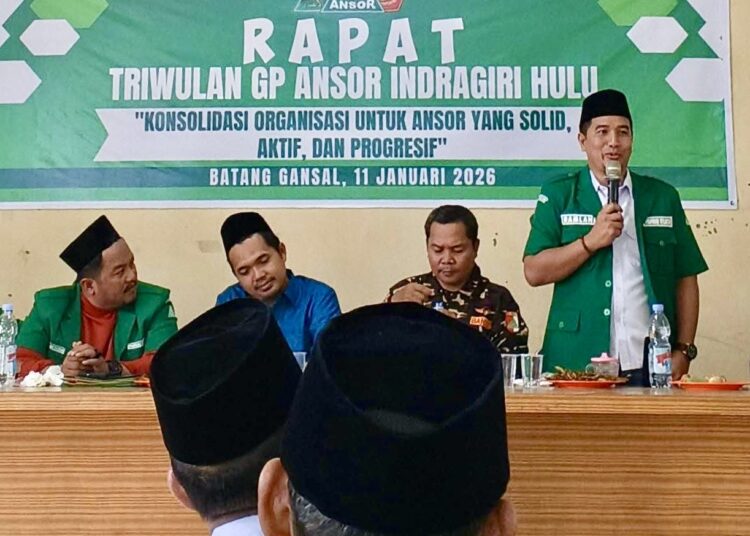 Ramlan Doy Terpilih Secara Aklamasi Nahkodai PC GP Ansor Indragiri Hulu